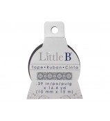 Little B SILVER LACE 10mm tape